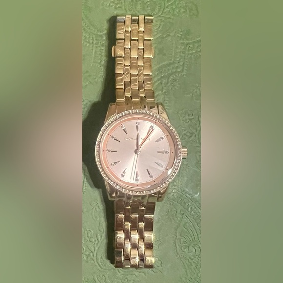 Michael Kors Women's MK3744 Ritz Rose Gold-Tone Watch - Picture 1 of 16